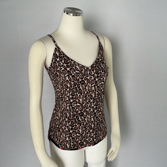 WHBM Reversible Tank Leopard/Floral Size X Small - Picture 5 of 14